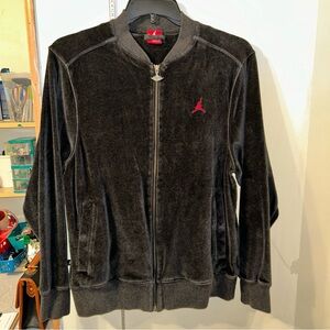 Jordan Black Jacket with Velour Finish size Medium